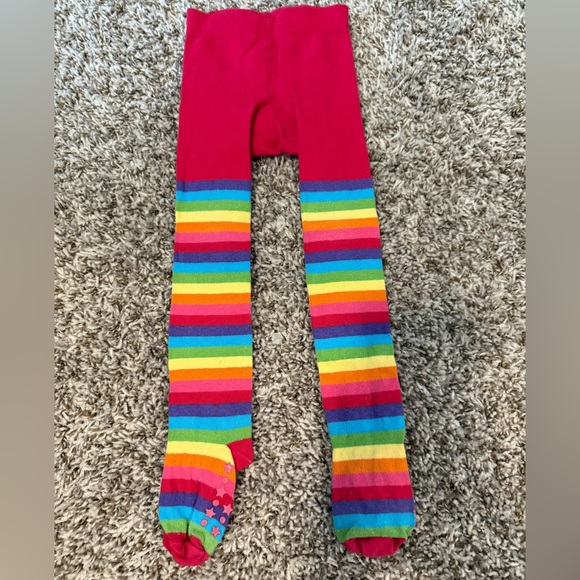 JoJo Maman Bebe Other - NWOT JoJo Maman Bebe Rainbow Striped Kids Tights